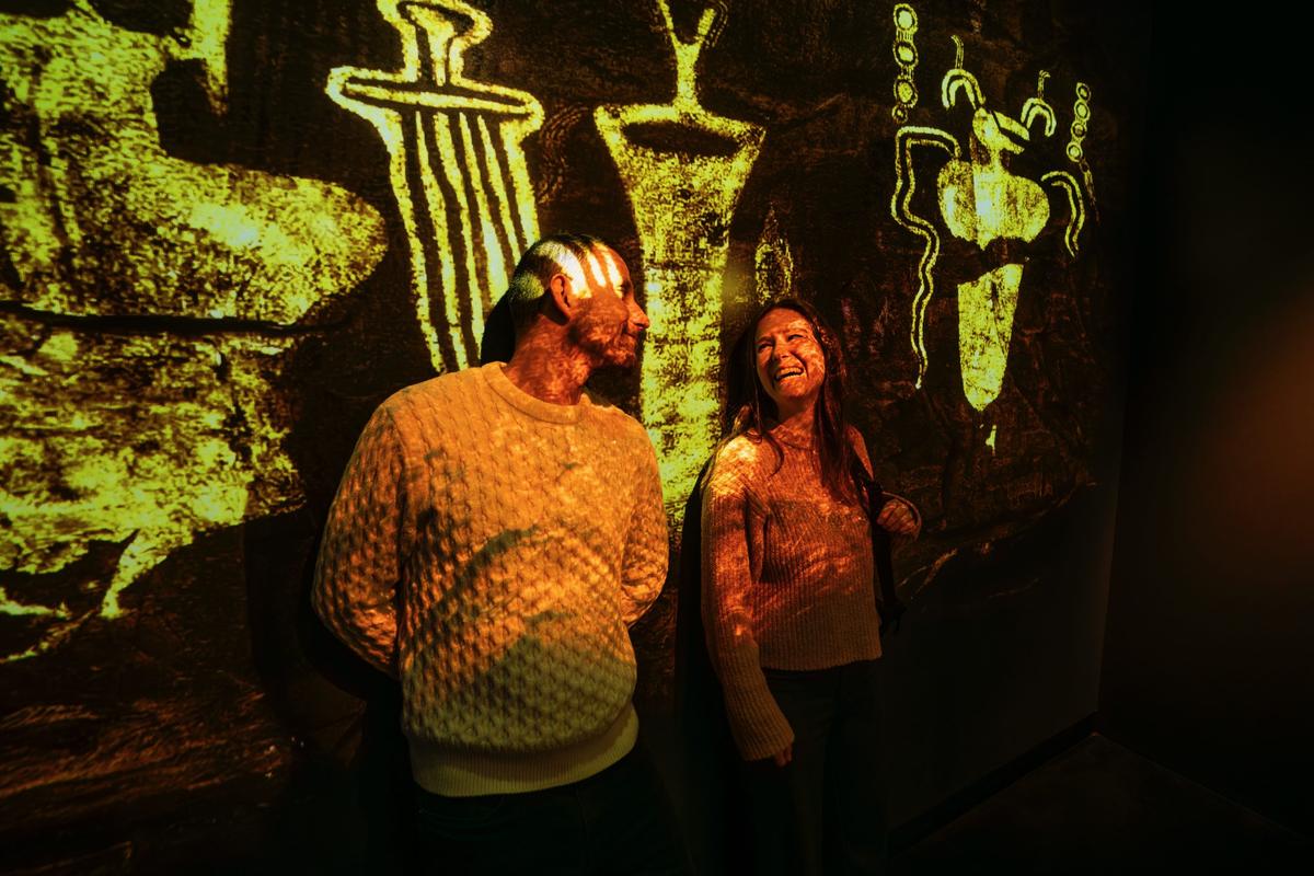 Interaktive Station im Immersium